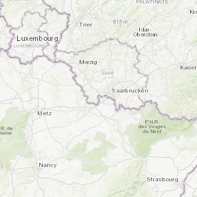 Map showing location of Großrosseln (49.202960, 6.841480)