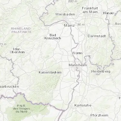 Map showing location of Grünstadt (49.563020, 8.162790)