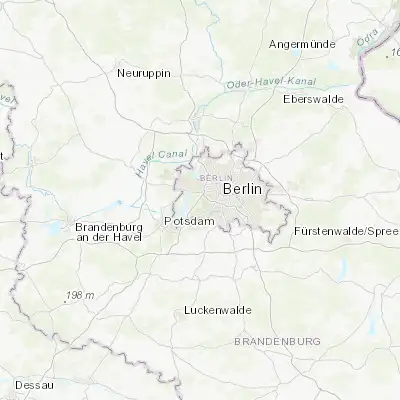 Map showing location of Grunewald (52.483380, 13.265860)