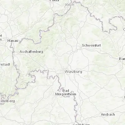 Map showing location of Güntersleben (49.869720, 9.905000)