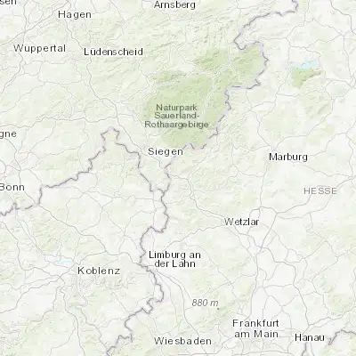 Map showing location of Haiger (50.741620, 8.207780)