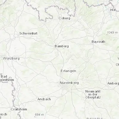 Map showing location of Hallerndorf (49.759090, 10.979460)