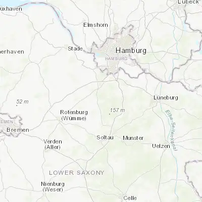 Map showing location of Handeloh (53.245630, 9.839230)