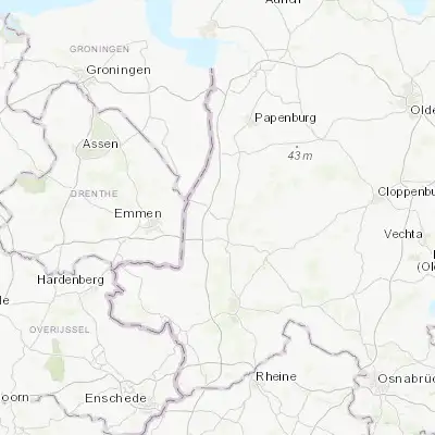 Map showing location of Haren (52.792620, 7.241420)