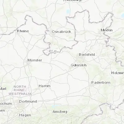 Map showing location of Harsewinkel (51.962240, 8.227660)