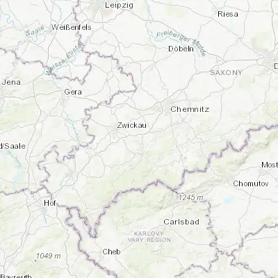 Map showing location of Hartenstein (50.662360, 12.669660)