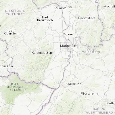 Map showing location of Haßloch (49.362780, 8.258060)