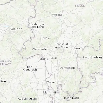 Map showing location of Hattersheim (50.069060, 8.486320)