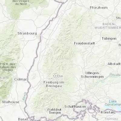 Map showing location of Hausach (48.284260, 8.176020)