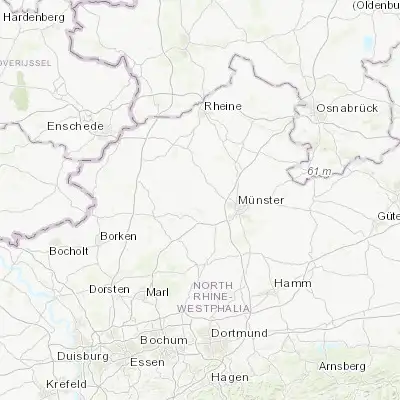Map showing location of Havixbeck (51.983330, 7.416670)