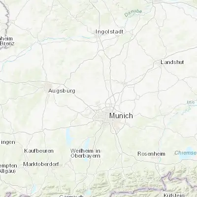Map showing location of Hebertshausen (48.289590, 11.465260)
