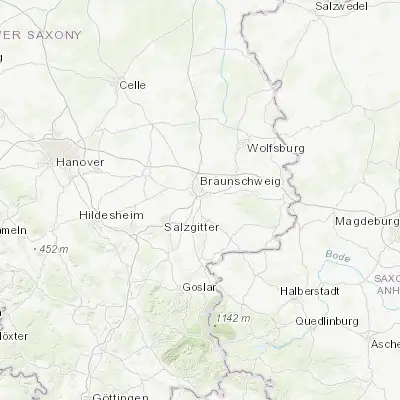 Map showing location of Heidberg (52.227350, 10.531000)