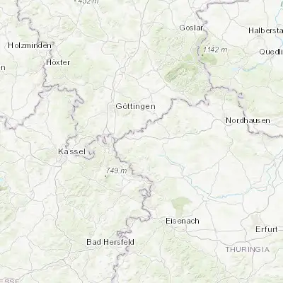 Map showing location of Heilbad Heiligenstadt (51.378190, 10.137440)