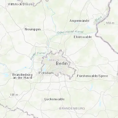Map showing location of Heinersdorf (52.571730, 13.437570)
