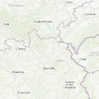 Map showing location of Helmbrechts (50.235570, 11.715890)