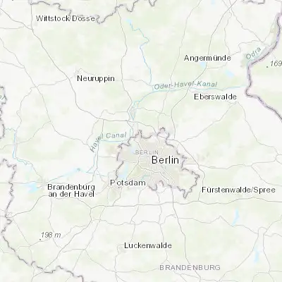 Map showing location of Hermsdorf (52.614210, 13.305870)