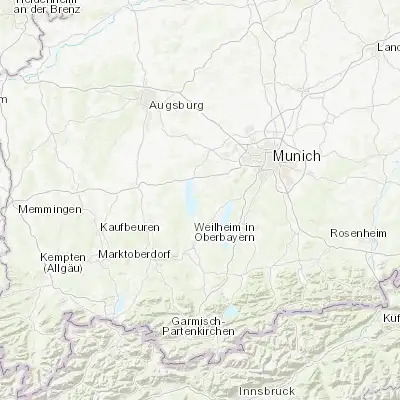 Map showing location of Herrsching am Ammersee (47.998880, 11.176790)