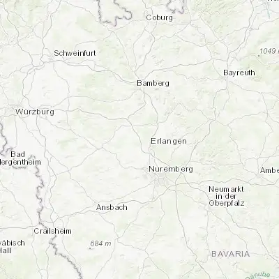 Map showing location of Heßdorf (49.627280, 10.910020)