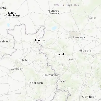 Map showing location of Hessisch Oldendorf (52.172690, 9.249130)