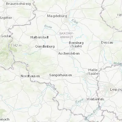 Map showing location of Hettstedt (51.650300, 11.511460)