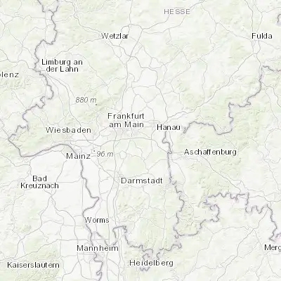 Map showing location of Heusenstamm (50.055530, 8.800760)