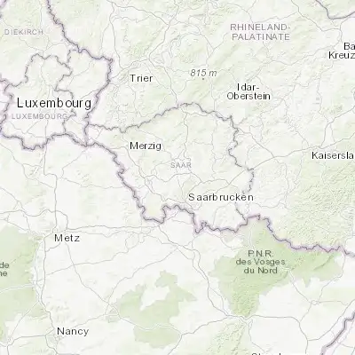 Map showing location of Heusweiler (49.336320, 6.930360)