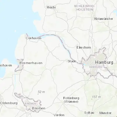 Map showing location of Himmelpforten (53.614130, 9.305160)