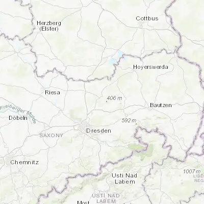 Map showing location of Höckendorf (51.224230, 13.909350)