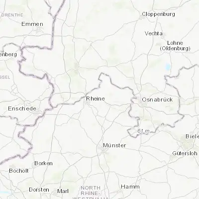 Map showing location of Hörstel (52.297630, 7.583820)