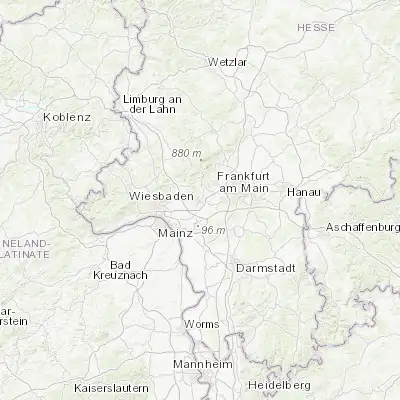 Map showing location of Hofheim am Taunus (50.090190, 8.449300)