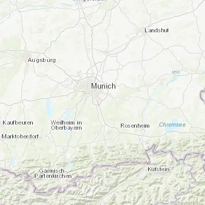 Map showing location of Hohenbrunn (48.047850, 11.702240)