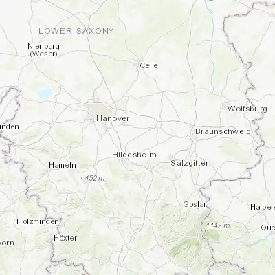 Map showing location of Hohenhameln (52.257550, 10.064160)