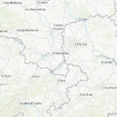 Map showing location of Hohenmölsen (51.157690, 12.100000)