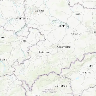 Map showing location of Hohenstein-Ernstthal (50.800640, 12.712870)