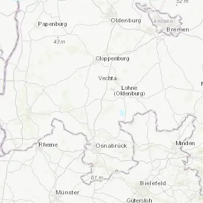 Map showing location of Holdorf (52.583330, 8.116670)