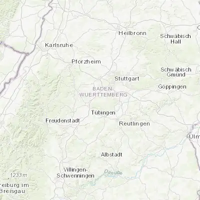 Map showing location of Holzgerlingen (48.639690, 9.011490)