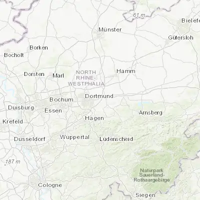 Map showing location of Holzwickede (51.500000, 7.633330)
