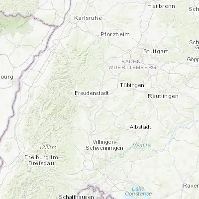 Map showing location of Horb am Neckar (48.444230, 8.691300)