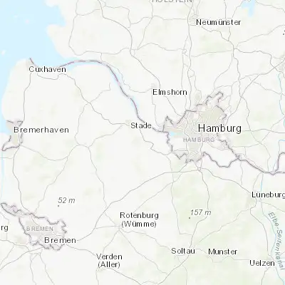 Map showing location of Horneburg (53.506720, 9.575460)