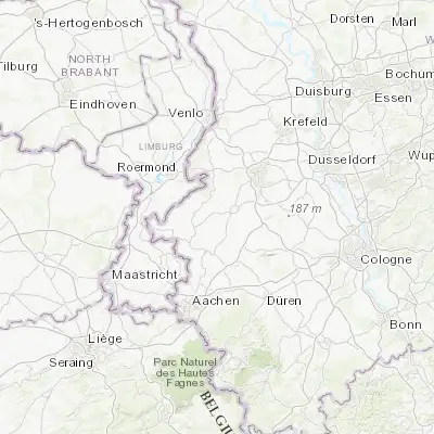 Map showing location of Hückelhoven (51.055500, 6.226580)
