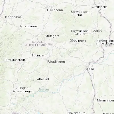 Map showing location of Hülben (48.519820, 9.407900)