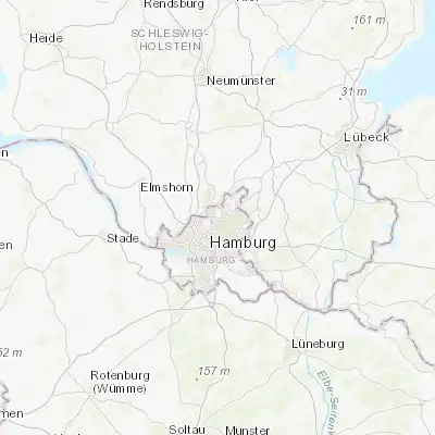 Map showing location of Hummelsbüttel (53.647730, 10.041490)