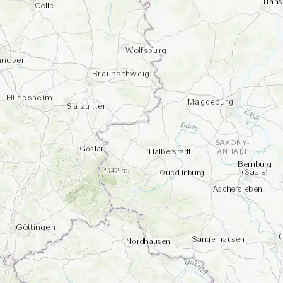 Map showing location of Huy-Neinstedt (51.965850, 10.914570)
