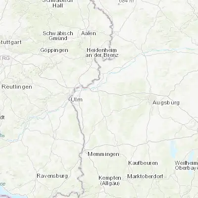 Map showing location of Ichenhausen (48.371190, 10.307060)