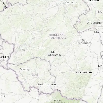 Map showing location of Idar-Oberstein (49.714430, 7.307760)