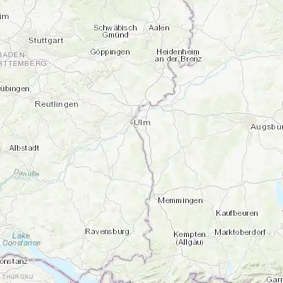 Map showing location of Illerrieden (48.270170, 10.051550)