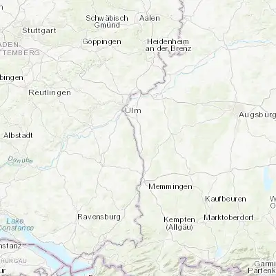 Map showing location of Illertissen (48.223360, 10.103470)