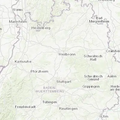 Map showing location of Ilsfeld (49.055480, 9.245980)