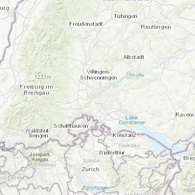 Map showing location of Immendingen (47.933330, 8.733330)