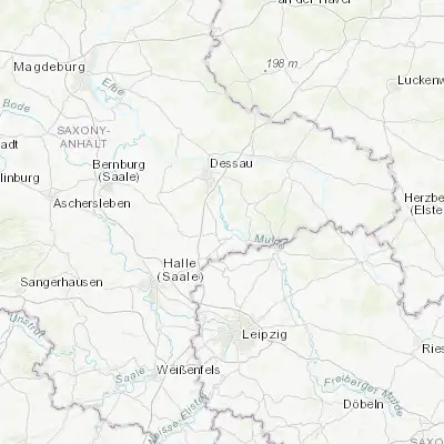 Map showing location of Jeßnitz (51.683070, 12.299920)